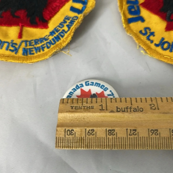 VINTAGE 1977 Canada Games Memorabilia St. John’s, Newfoundland Button Badges - Picture 8 of 9
